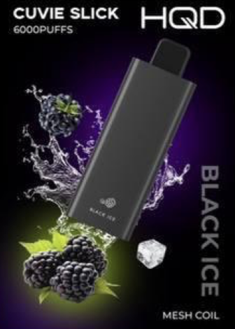 HQD Cuvie Slick 6000 puffs – Black Ice