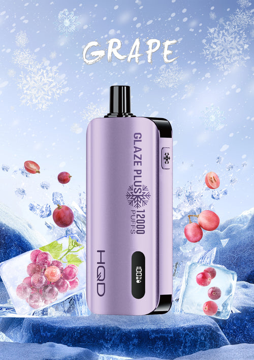 HQD Glaze Plus 12000 puffs – Grape