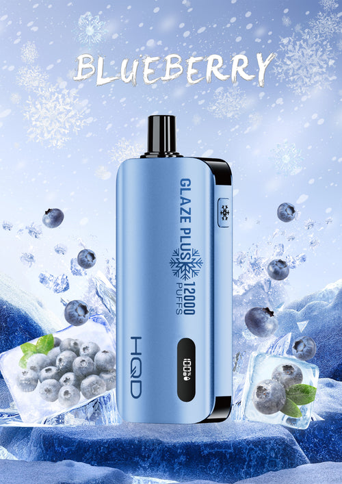 HQD Glaze Plus 12000 puffs – Blueberry