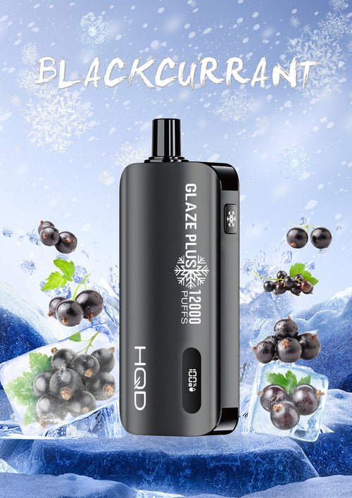 HQD Glaze Plus 12000 puffs – Blackcurrant