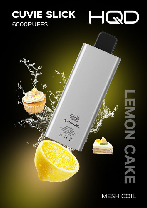HQD Cuvie Slick 6000 puffs – Lemon Cake