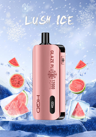 HQD Glaze Plus 12000 puffs – Lush Ice