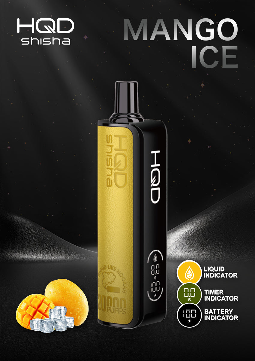 hqd cuvie plus mango ice Buy HQD Shisha 20000 puffs – Mango Ice in UAE