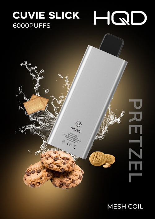 HQD Cuvie Slick 6000 puffs – Pretzel