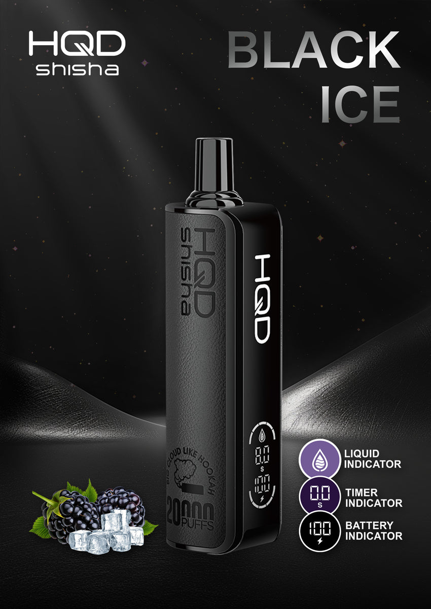 Buy HQD Shisha 20000 puffs Black Ice in UAE | HQD UAE Buy HQD Shisha 20000 puffs Black Ice in UAE | HQD UAE