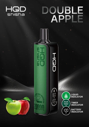 HQD Shisha 20000 puffs – Double Apple