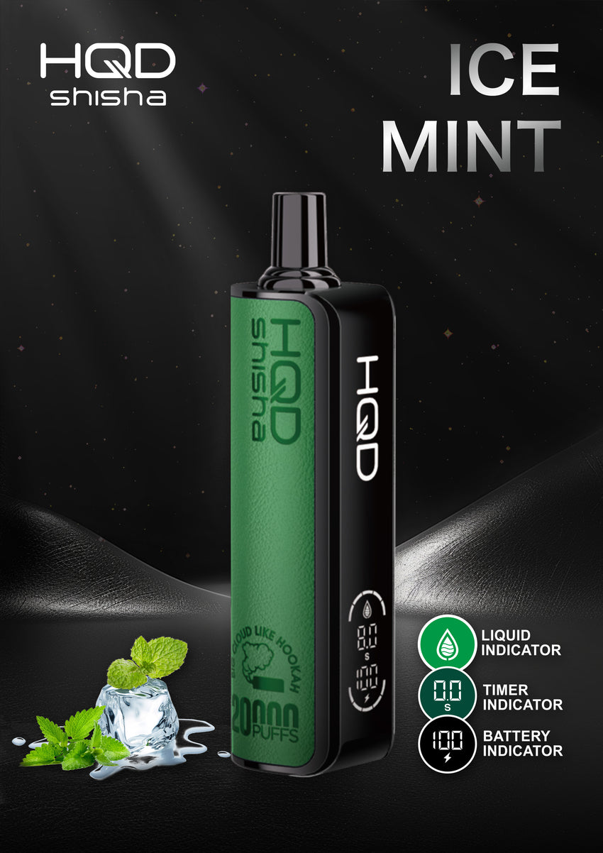 Buy HQD Shisha 20000 puffs Ice Mint in UAE | HQD UAE Buy HQD Shisha 20000 puffs Ice Mint in UAE | HQD UAE