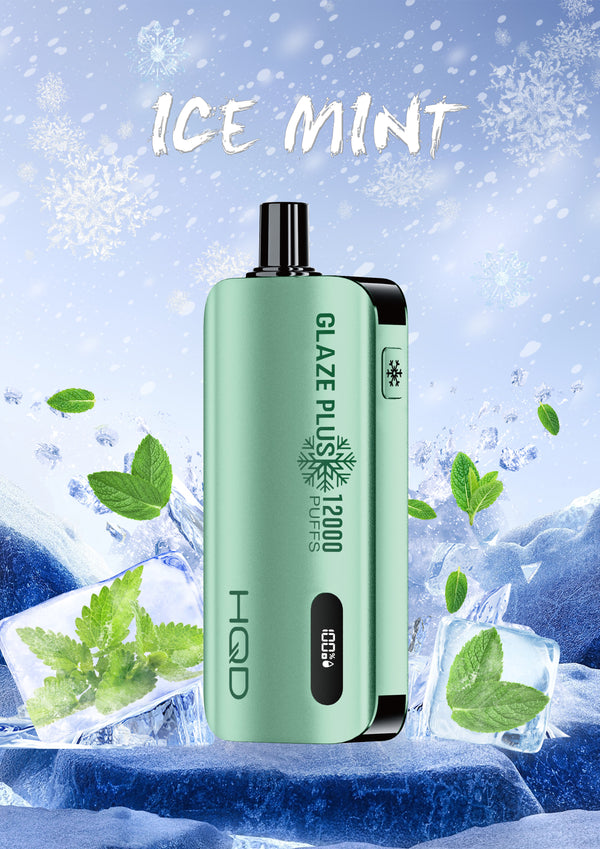 HQD Glaze Plus 12000 puffs – Ice Mint
